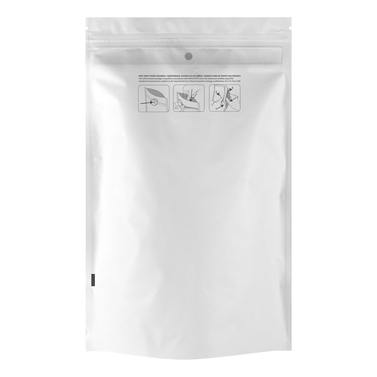 DymaPak Child-Resistant Bag (1 oz) White