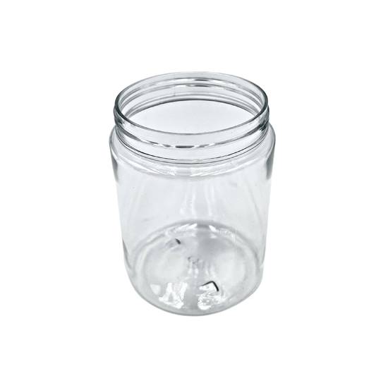eBottles 10 oz PET Child-Resistant Straight Sided Jar 66/400 Clear