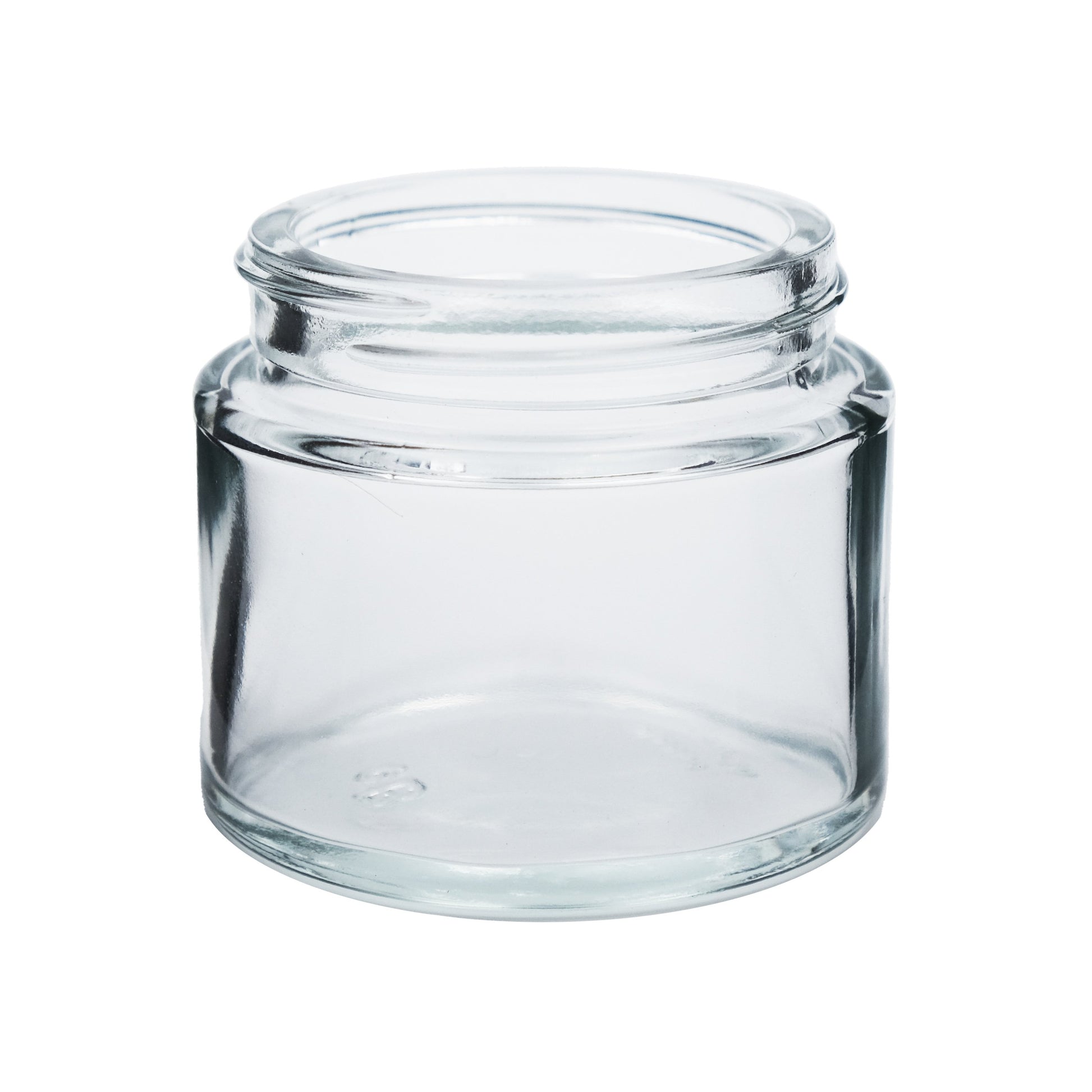 3oz Square Clear Glass Jars with 46/400 Thread
