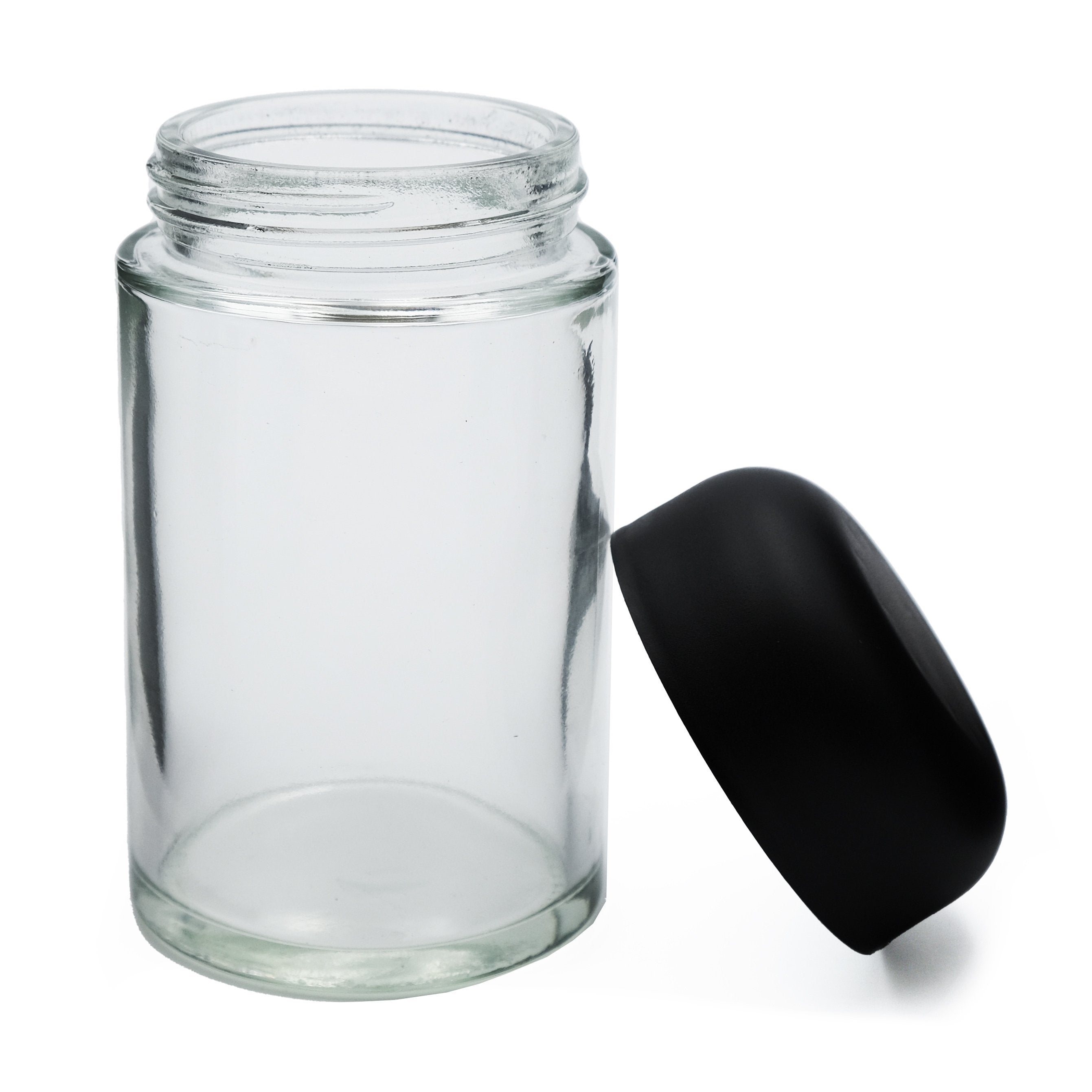 eBottles 6 oz Glass Child-Resistant Straight Sided Jar 53/400