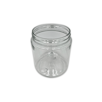 eBottles 8 oz PET Child-Resistant Straight Sided Jar 66/400