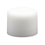 eBottles Child-Resistant PE-Lined Dome Cap (20mm) Matte White