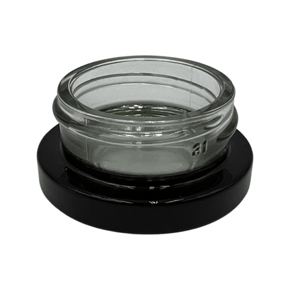 eBottles Glossy Black 9ml Child-Resistant Glass Concentrate Container 38/400