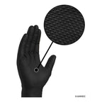 Gloveworks HD Industrial Black Nitrile Gloves Small