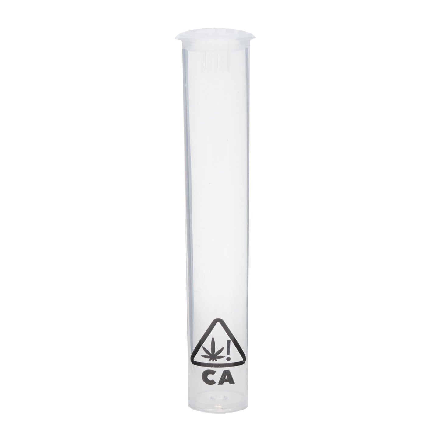 Grand Puff Squeeze Pop Top Plastic Tube (73mm) Clear w/ CA! Icon Clear w/ CA! Icon