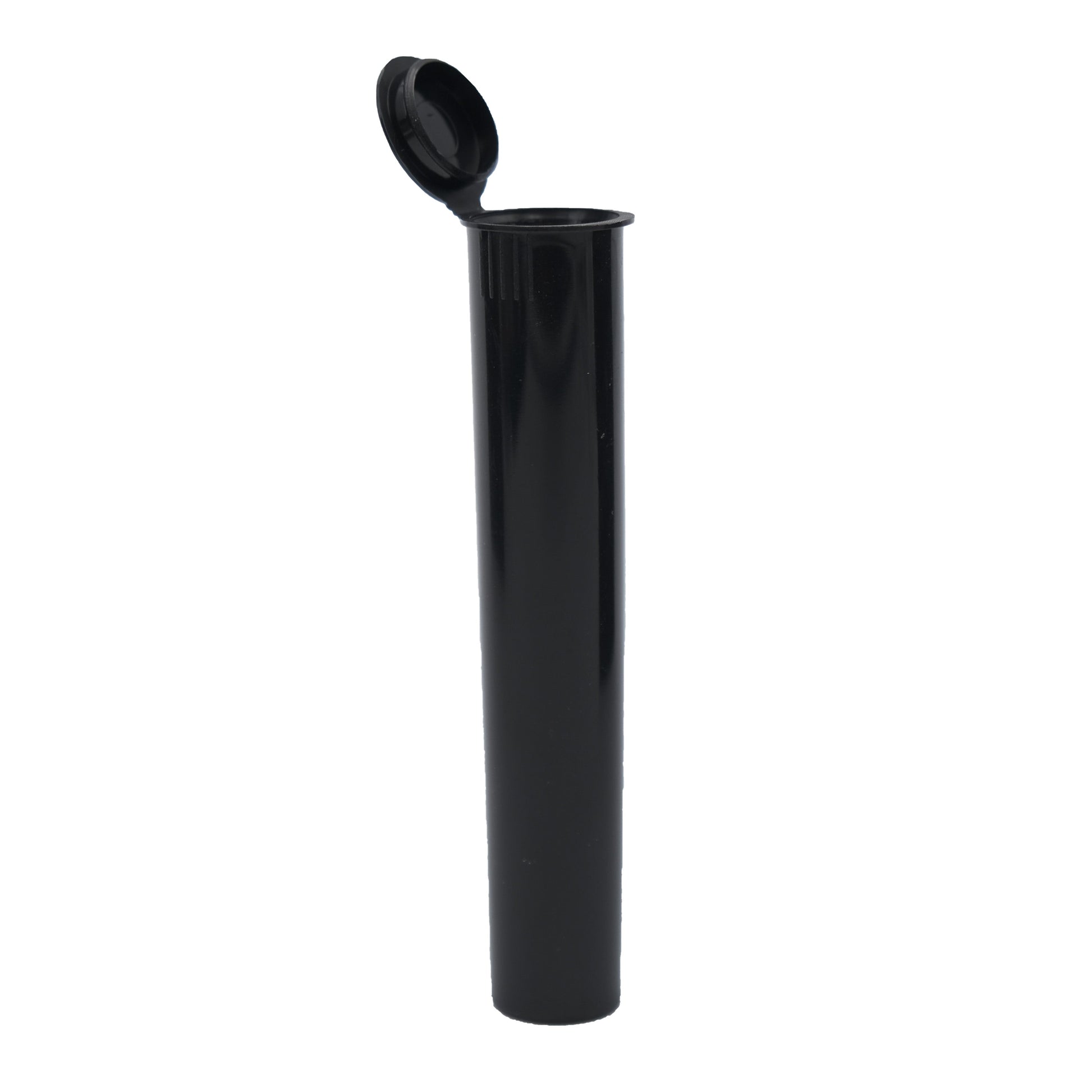 Grand Puff Squeeze Pop Top Plastic Tube (80mm) Black