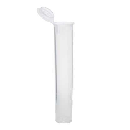 Grand Puff Squeeze Pop Top Plastic Tube (80mm) Clear