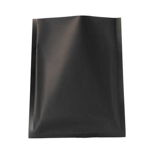 Heat Seal Single Use Opaque Bag (4" x 5") Matte Black