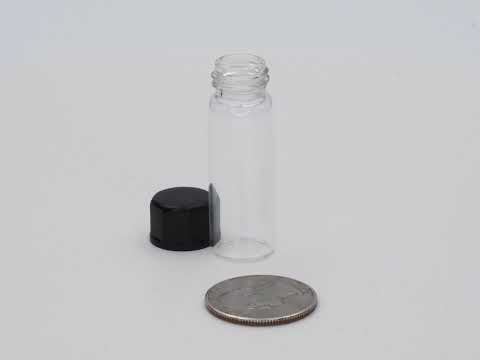 1 dram Glass Seed Vial (20-30 seeds)