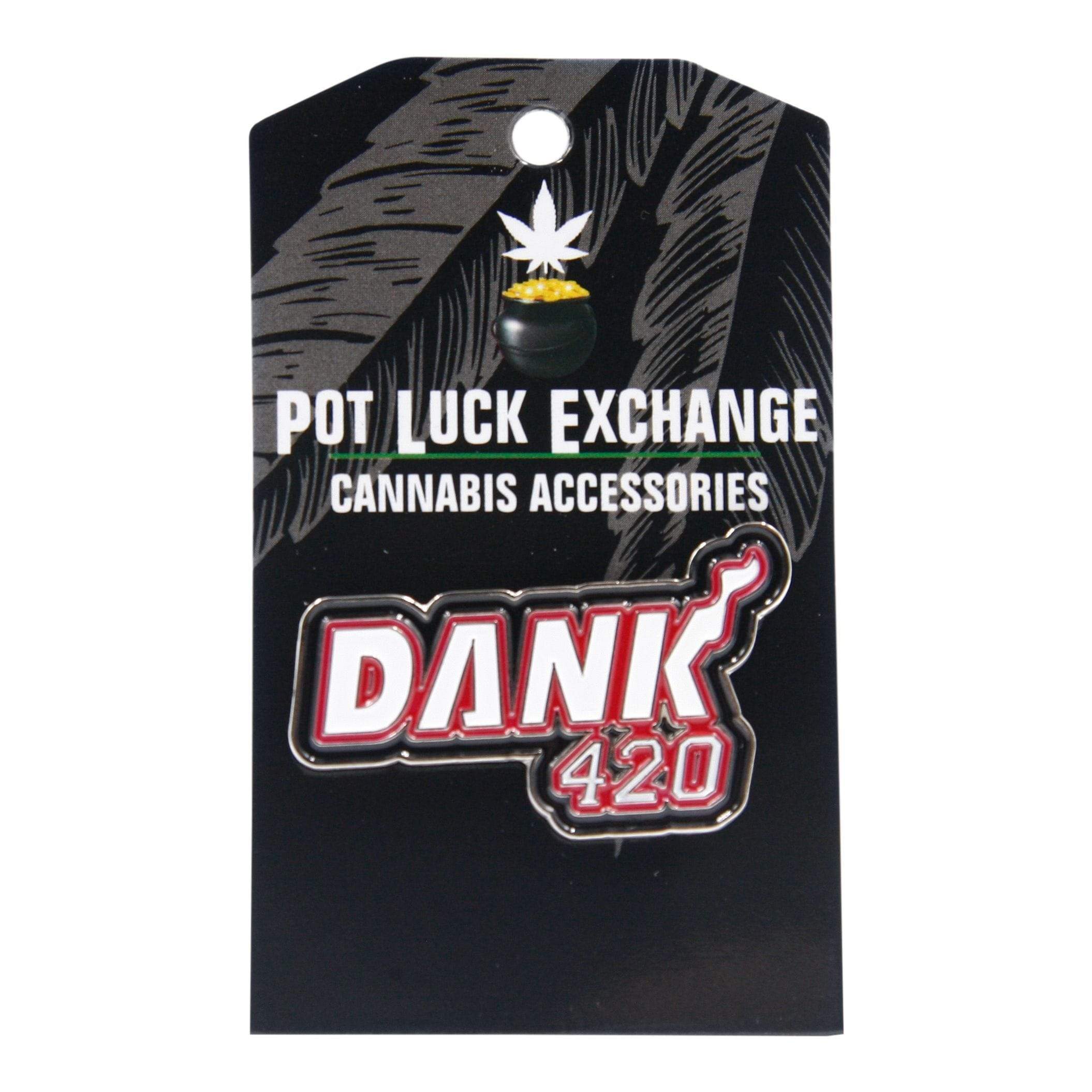 Pot Luck Exchange Novelty Enamel Pin (Dank 420)