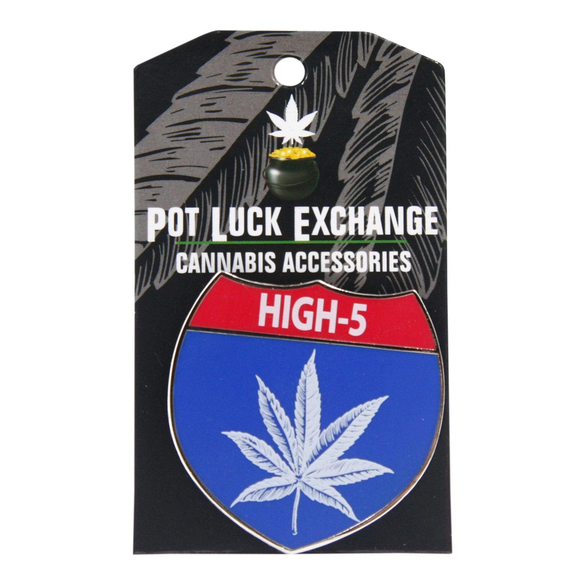 Pot Luck Exchange Novelty Enamel Pin (High-5)