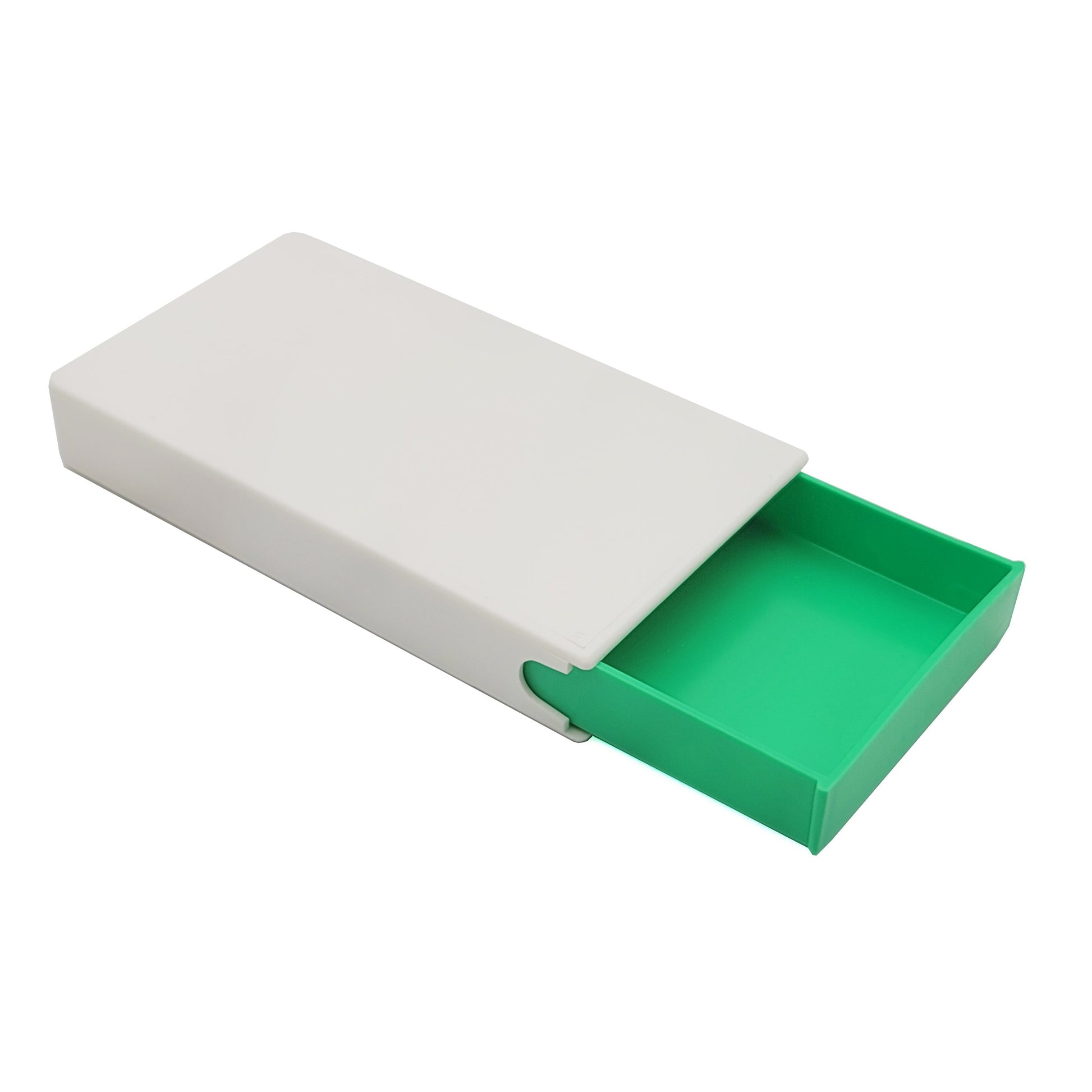 Pre-Roll / Edible Push and Pull Box 98mm White / Green