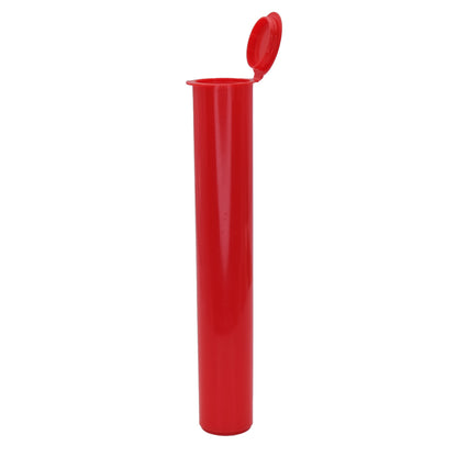Premium Squeeze Top Child Resistant 116mm Pre-Roll Tubes Red