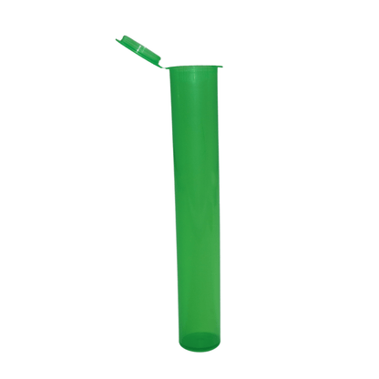 Premium Squeeze Top Child Resistant 116mm Pre-Roll Tubes Translucent Green