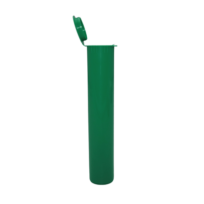 Premium Squeeze Top Child Resistant 98mm Pre-Roll Tubes Green