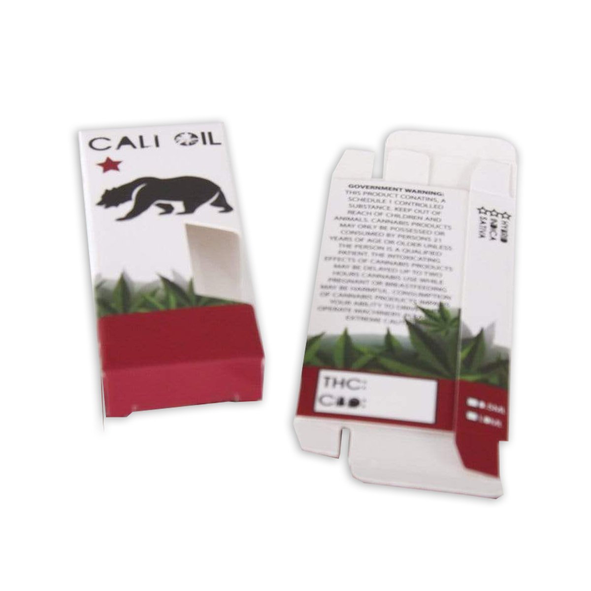 Premium Vape Cartridge Box Cali Oil