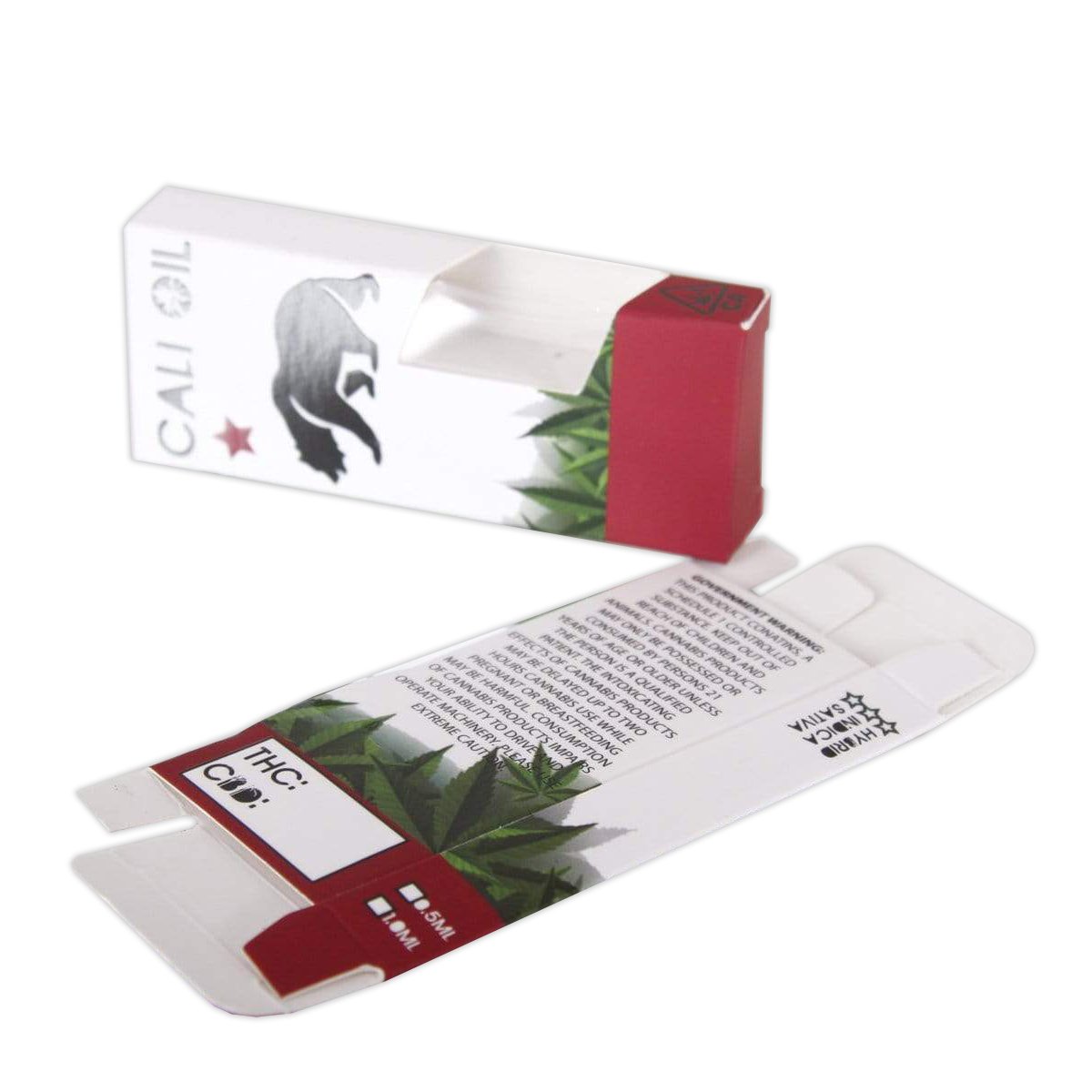 Premium Vape Cartridge Box Cali Oil