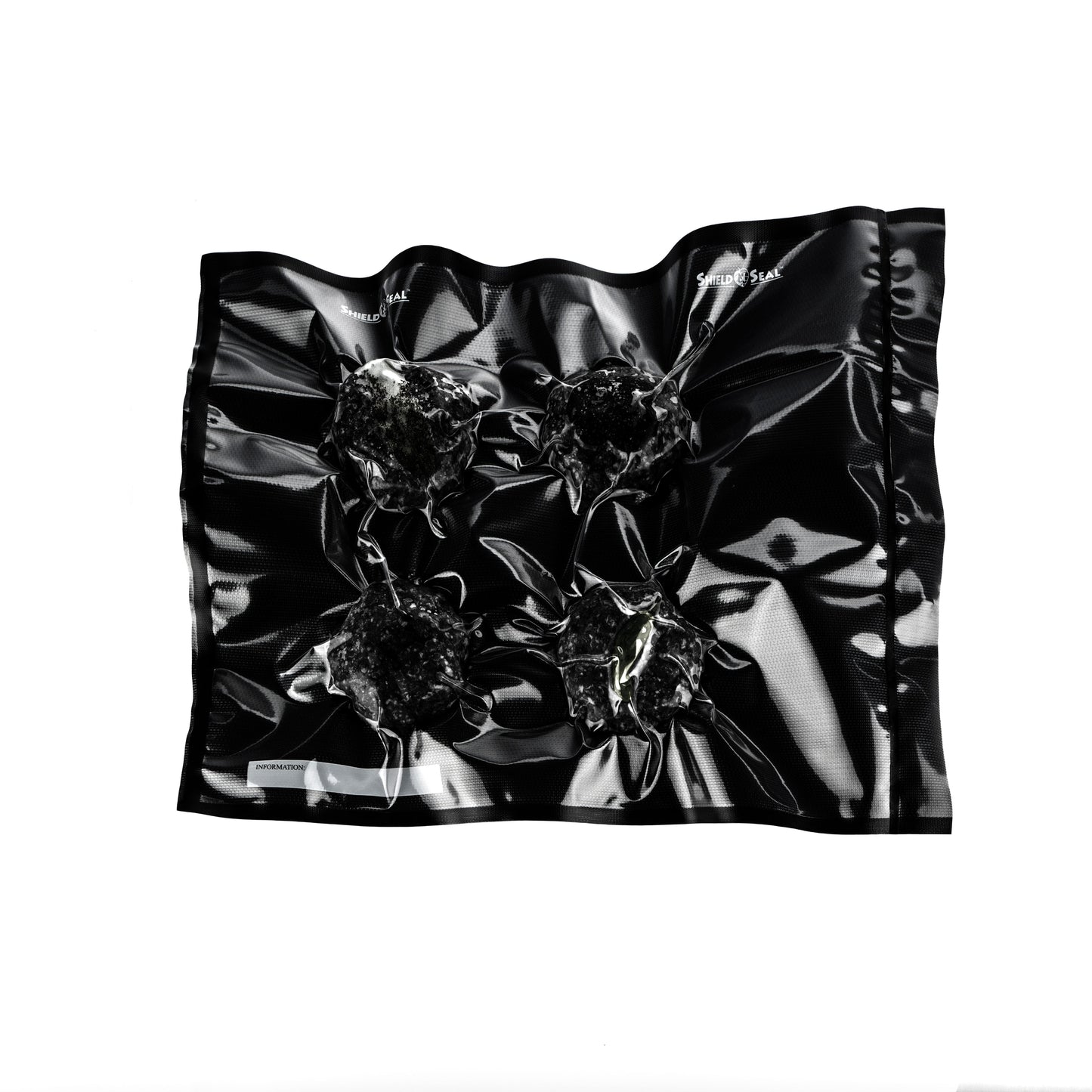 Shield N Seal Precut Vacuum Sealer Bag (15" x 20" / Box of 50) Black / Black