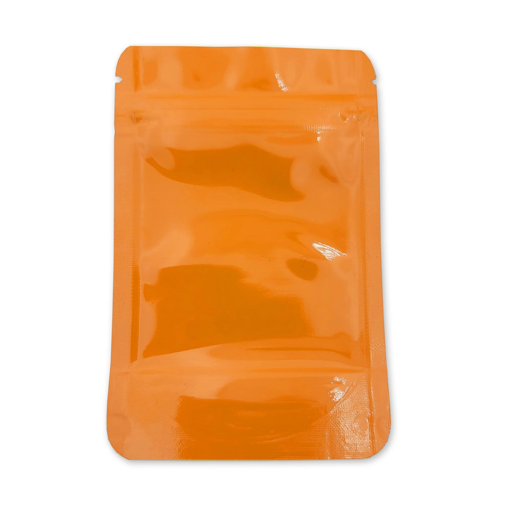 Shiny Series Smell Proof Bag (1/8th) 5.0" x 3.3" Orange / Single Unit (Less Than Pack Qty)