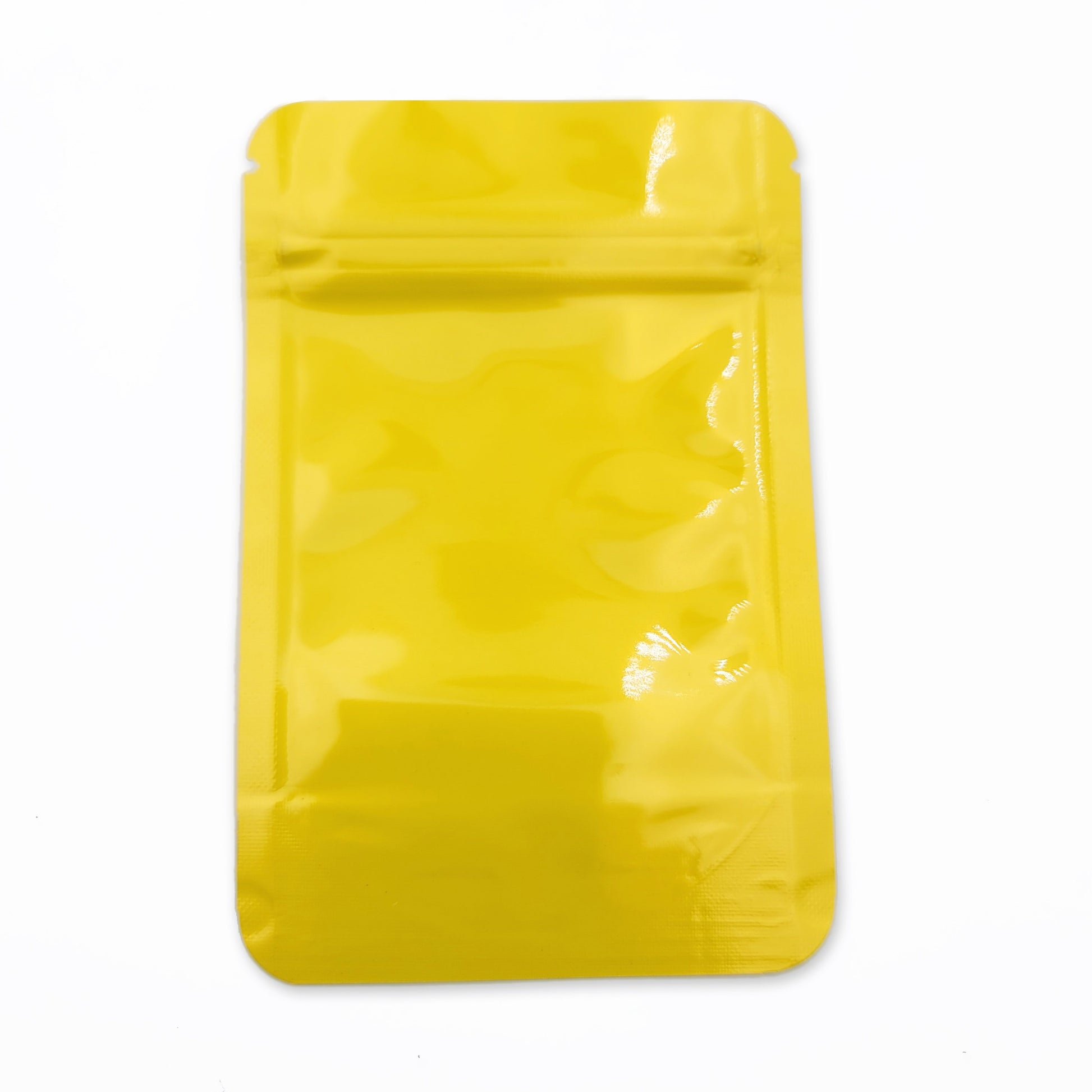 Shiny Series Smell Proof Bag (1/8th) 5.0" x 3.3" Yellow