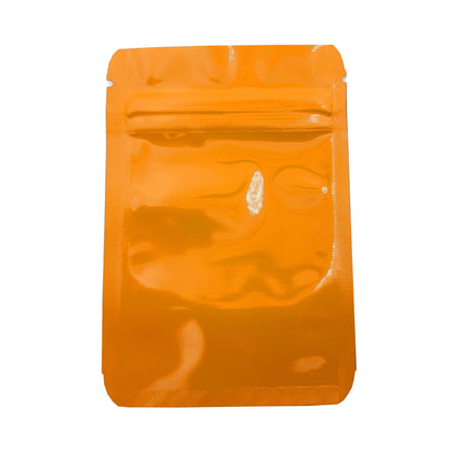 Shiny Series Smell Proof Bag (1 gram) 4.3" x 2.9" Orange