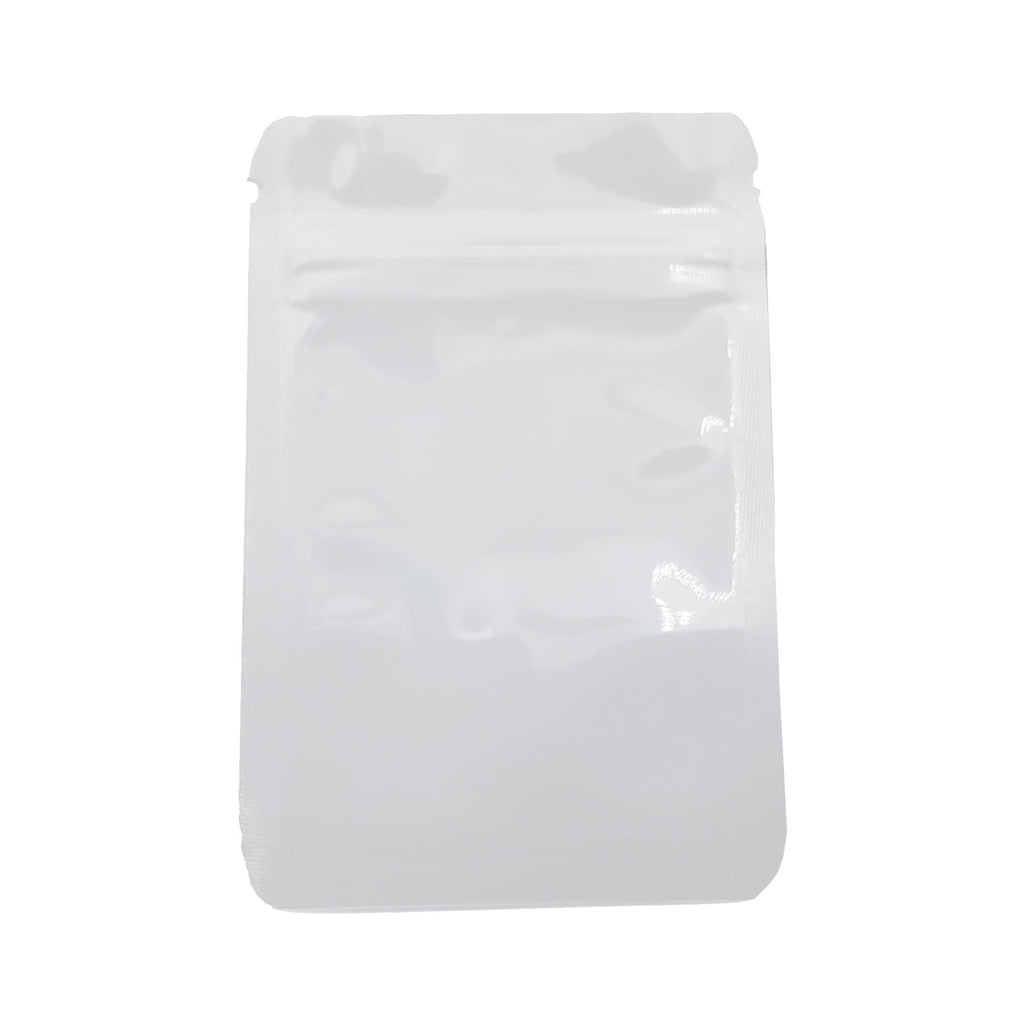 Shiny Series Smell Proof Bag (1 gram) 4.3" x 2.9" White
