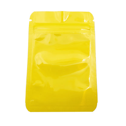 Shiny Series Smell Proof Bag (1 gram) 4.3" x 2.9" Yellow