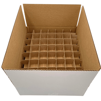 Shipping Box with Inserts (Fits 128 1-gram jars)