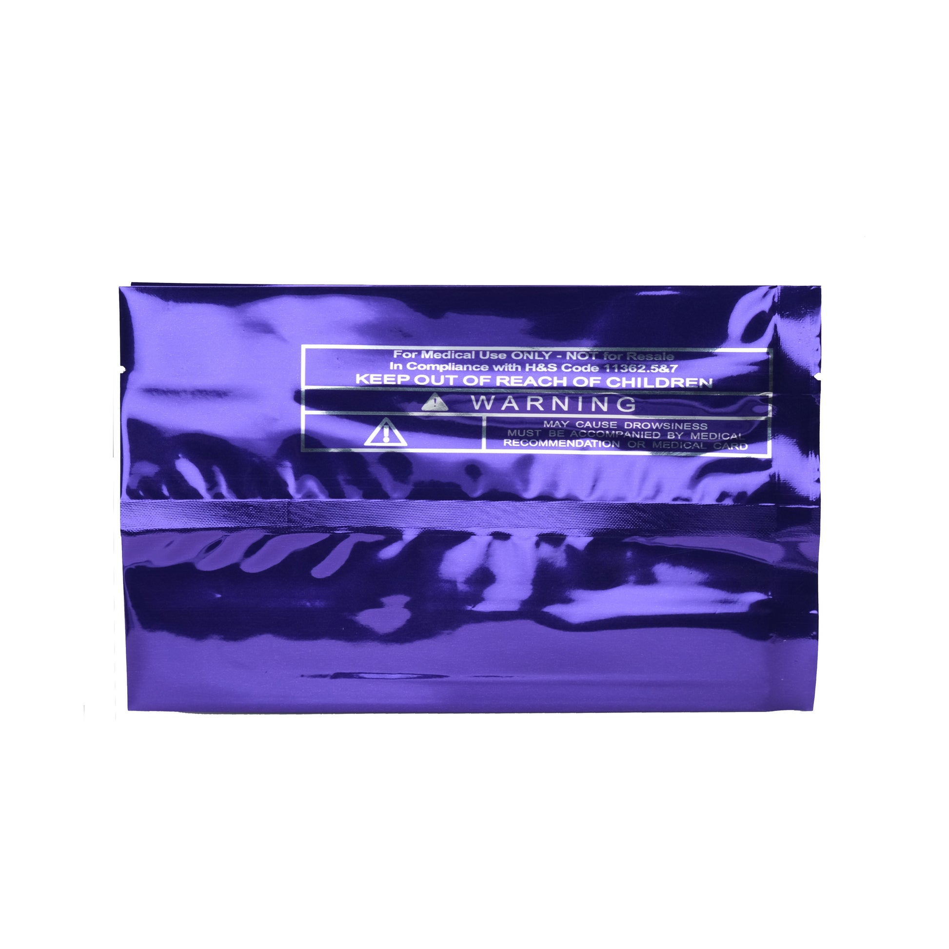 Single Use Heat Sealable Smell Proof Bag (7.5" x 5")