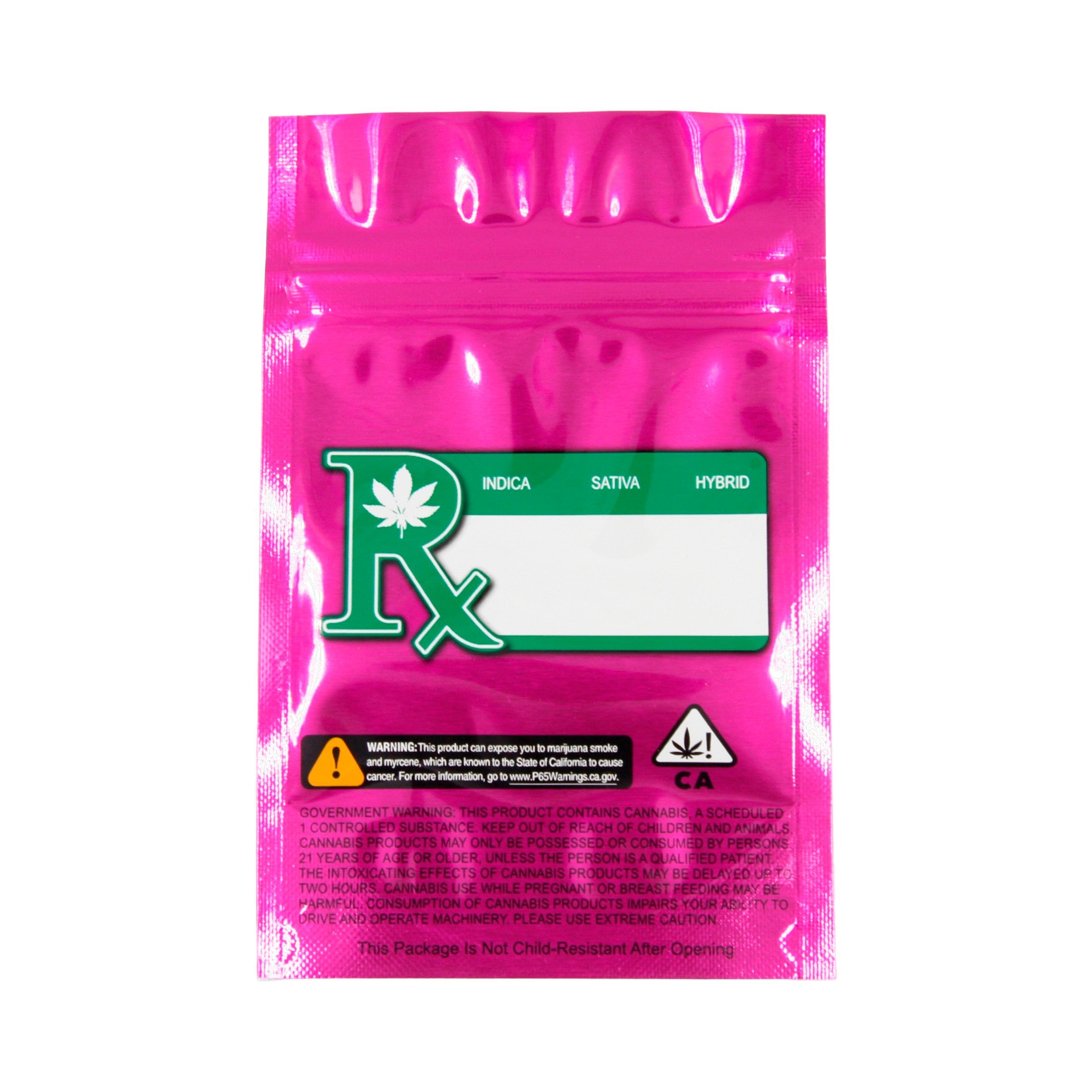 Smell Proof Bag (1/8th oz) Pink