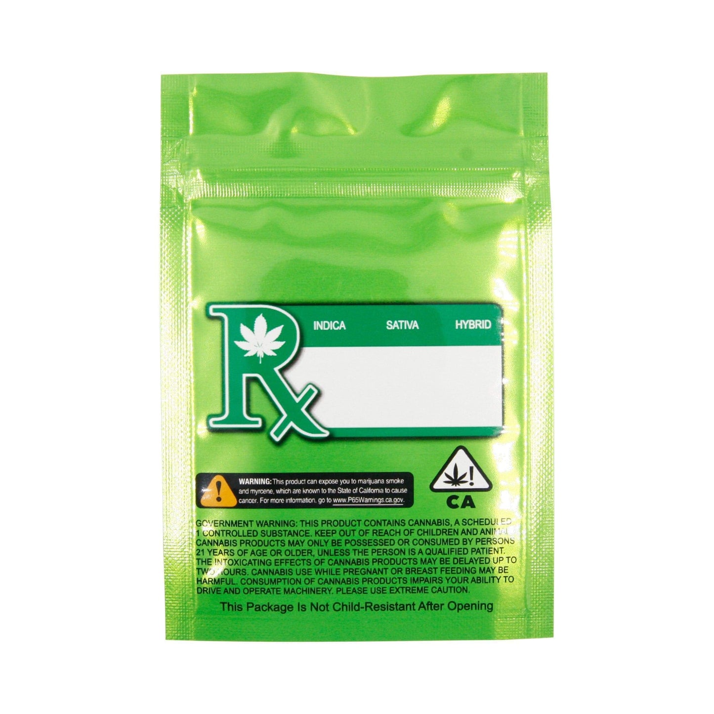 Smell Proof Bag (1 gram) Green