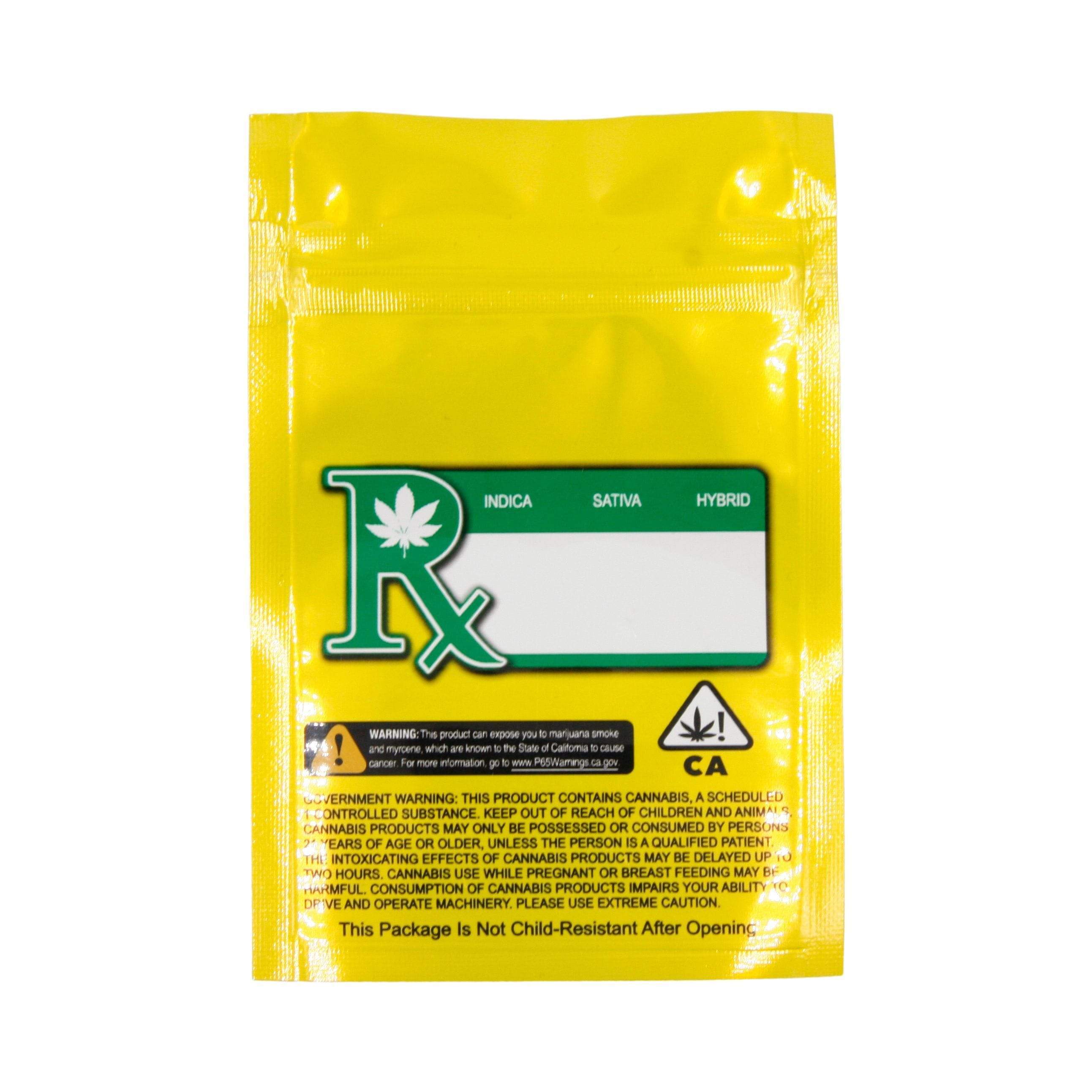 Smell Proof Bag (1 gram) Yellow