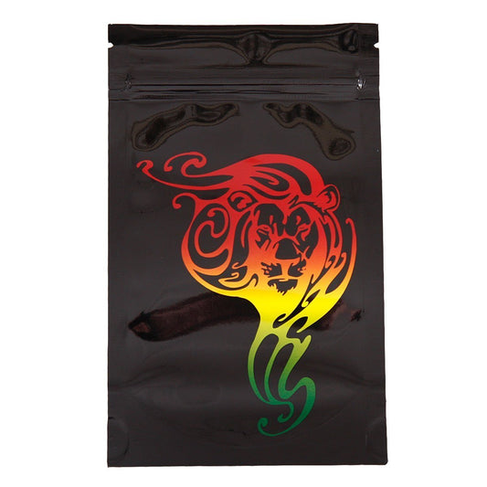 Smell Proof Stealth Bag Rasta Lion | 1/4 oz, 10-Pack