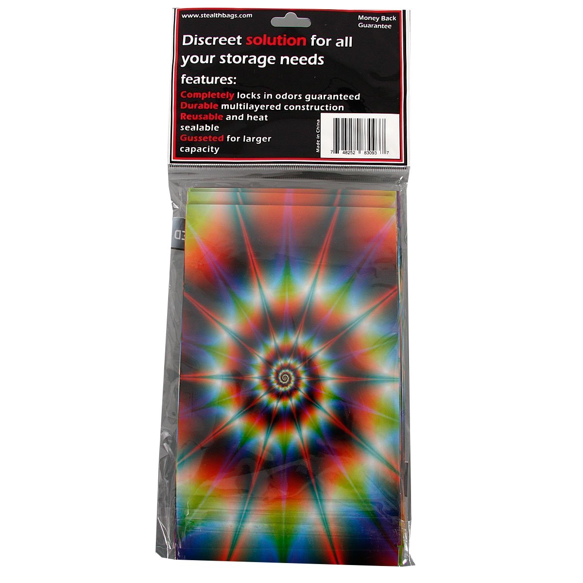 Smell Proof Stealth Bag Tie Die (Quarter, 10-Pack)