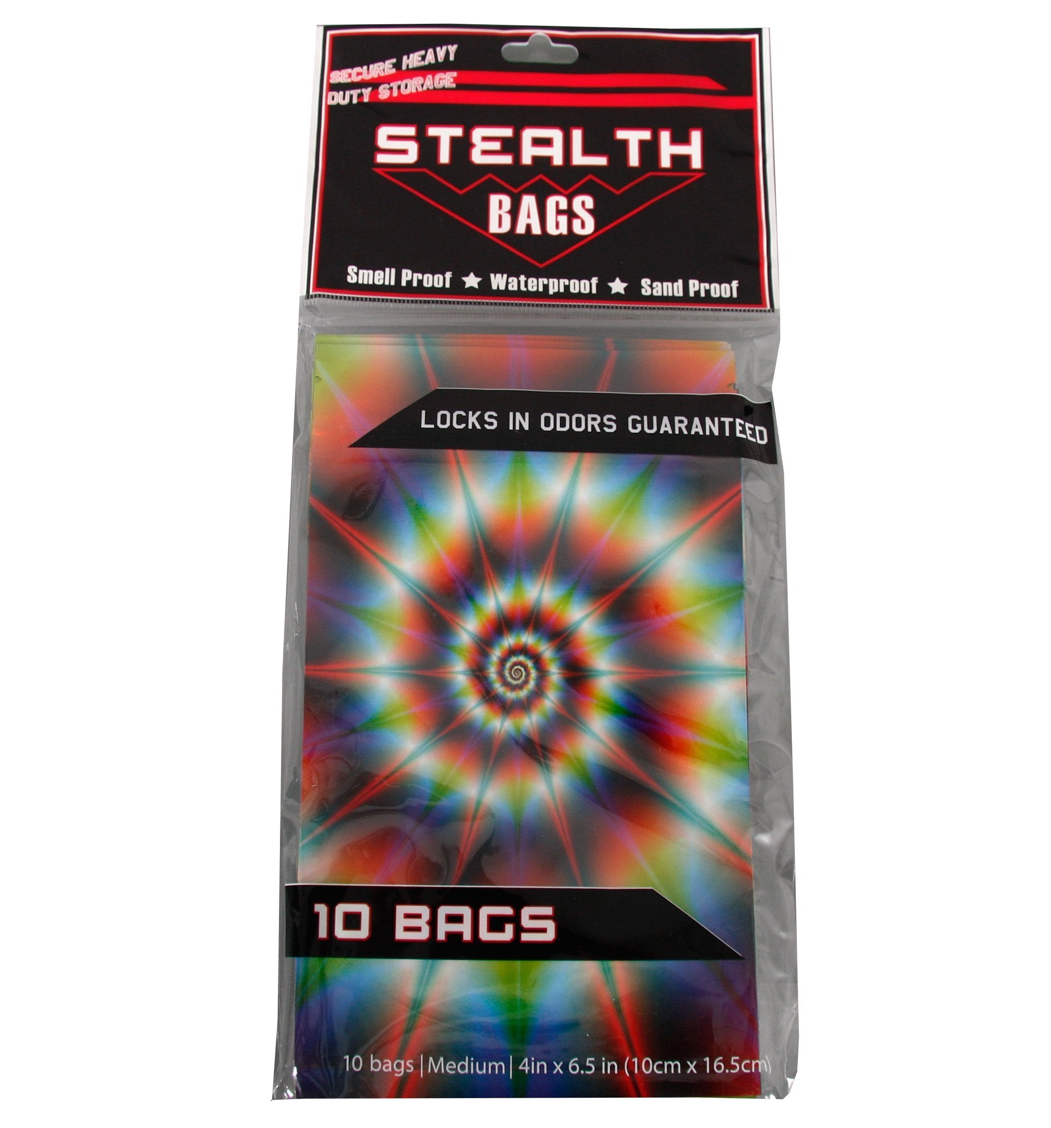 Smell Proof Stealth Bag Tie Die (Quarter, 10-Pack)