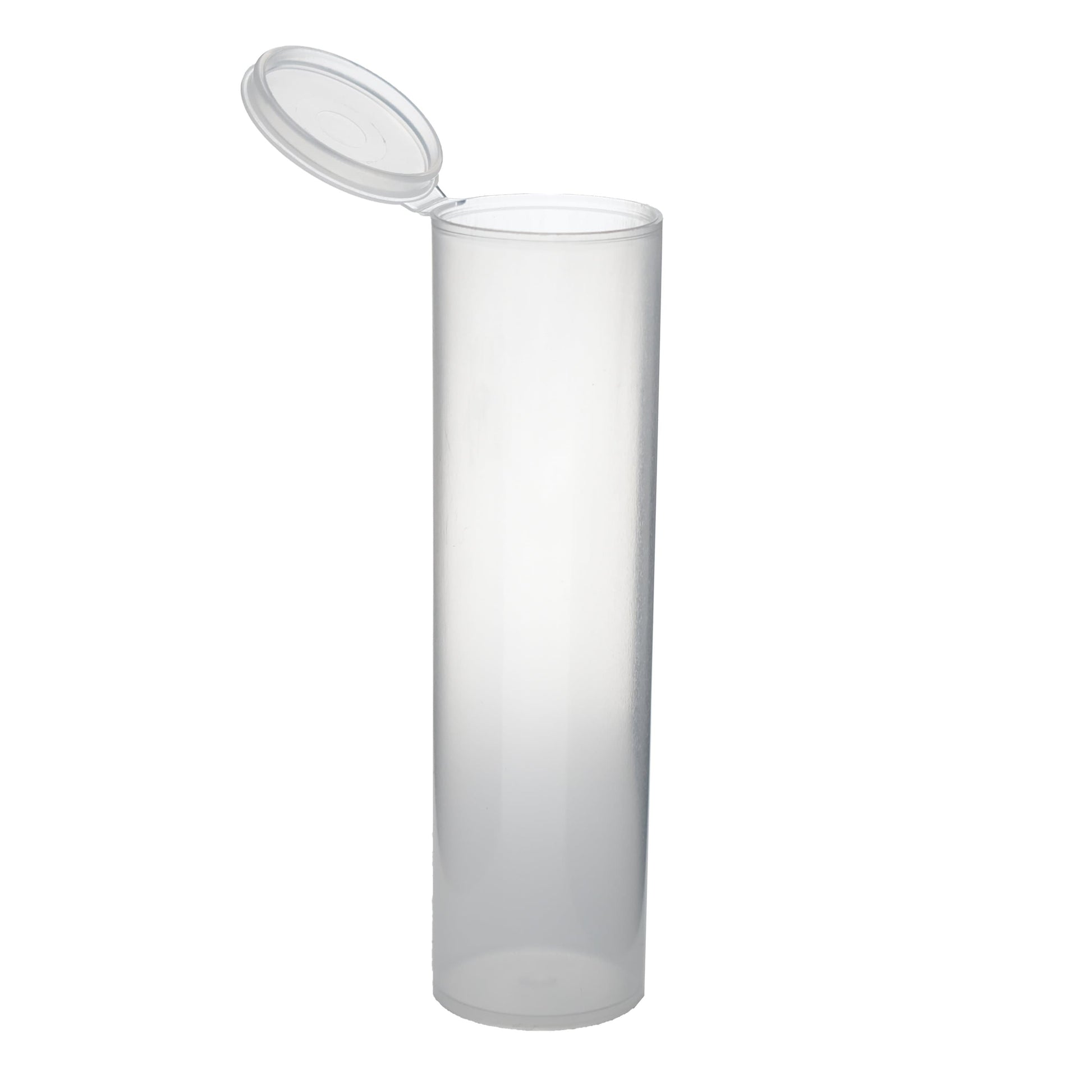 Squeeze Top Child-Resistant 114mm Pre-Roll Tube (Extra Wide) Clear