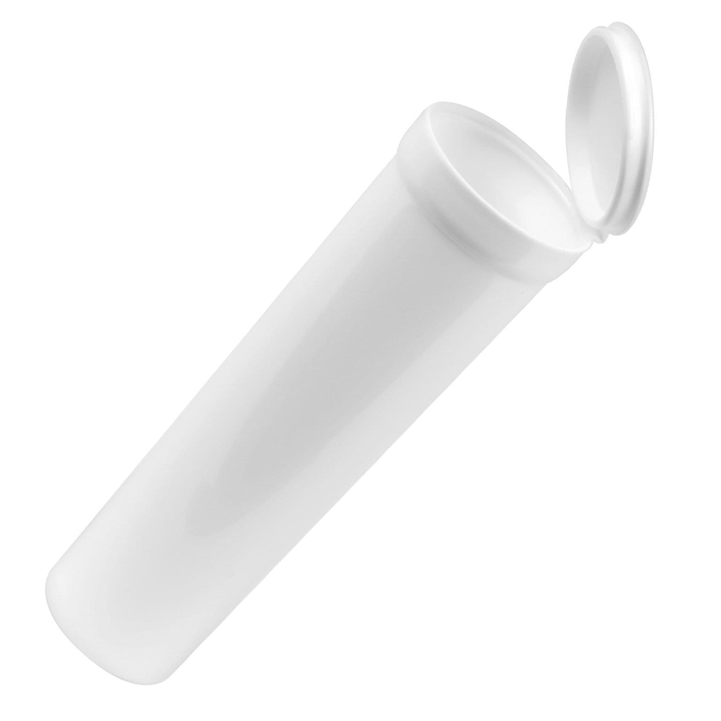 Squeeze Top Child-Resistant 114mm Tapered Pre-Roll Tube (Wide) White